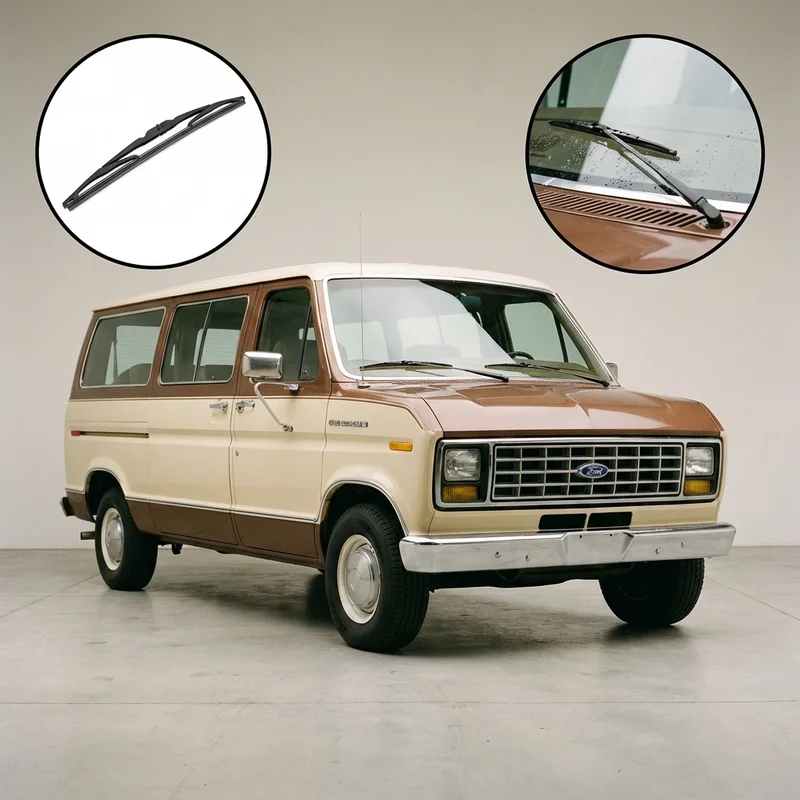 Driver Side Wiper Blade for Ford E-150 Econoline (1975 - 2008) - 1